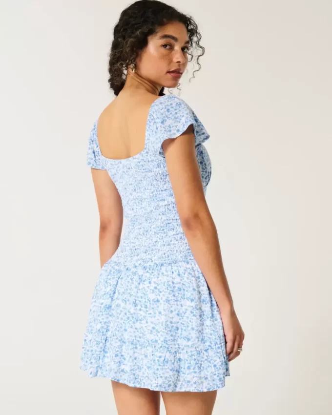 Flutter Sleeve Skort Dress