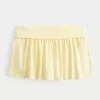 Foldover Knit Mini Skort