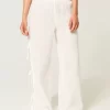 Gauze Wide-Leg Pants