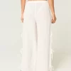 Gauze Wide-Leg Pants