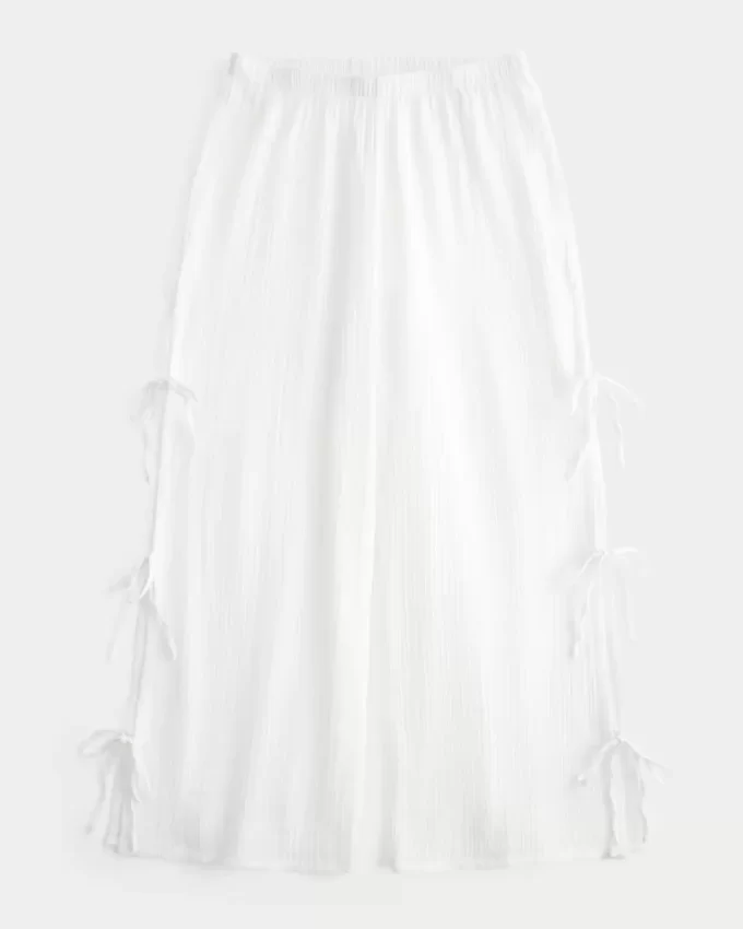 Gauze Wide-Leg Pants