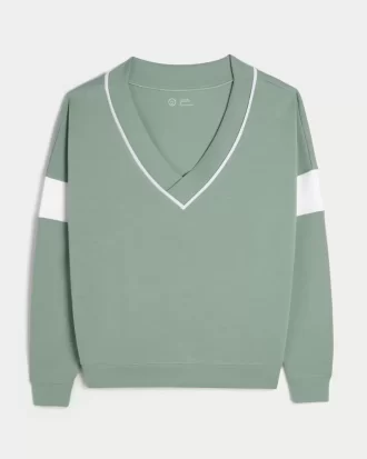 Gilly Hicks Active Cooldown Off-the-Shoulder Top