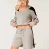 Gilly Hicks Active Cooldown Side Bow Shorts