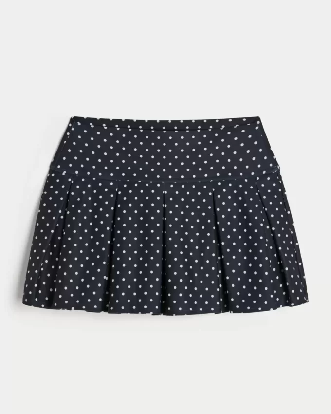 Gilly Hicks Active Drop-Waist Pleated Skortie