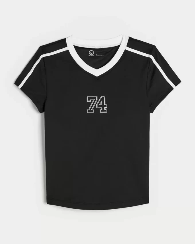 Gilly Hicks Active Graphic Baby Tee Gilly Hicks Active Graphic Baby Tee