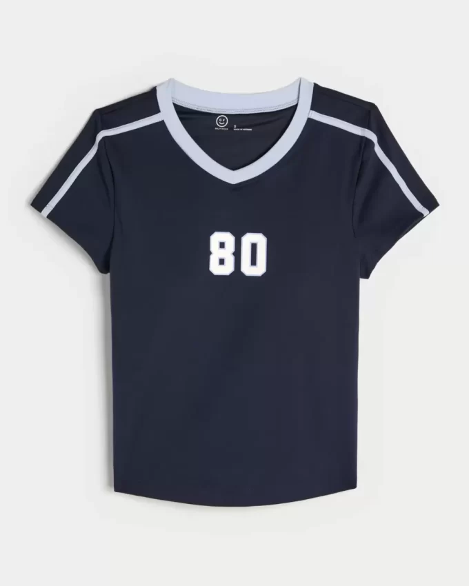 Gilly Hicks Active Graphic Baby Tee Gilly Hicks Active Graphic Baby Tee