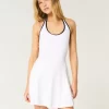 Gilly Hicks Active Pleated Halter Dress