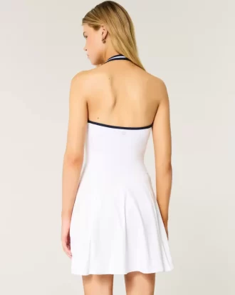 Gilly Hicks Active Pleated Halter Dress