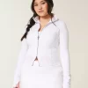 Gilly Hicks Active Recharge Bow Double Zip Jacket