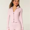 Gilly Hicks Active Recharge Bow Double Zip Jacket