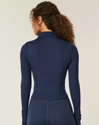 Gilly Hicks Active Recharge Bow Double Zip Jacket
