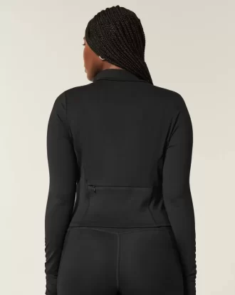 Gilly Hicks Active Recharge Bow Double Zip Jacket