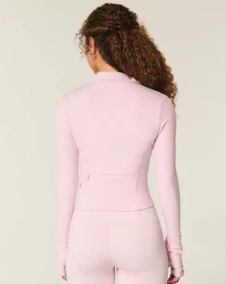 Gilly Hicks Active Recharge Bow Double Zip Jacket