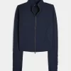 Gilly Hicks Active Recharge Bow Double Zip Jacket