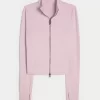 Gilly Hicks Active Recharge Bow Double Zip Jacket