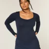 Gilly Hicks Active Recharge Cinch Sweetheart Top