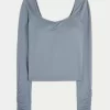 Gilly Hicks Active Recharge Cinch Sweetheart Top