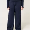 Gilly Hicks Active Recharge Foldover Waist Wide-Leg Pants