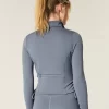 Gilly Hicks Active Recharge Side-Tie Zip-Up Jacket
