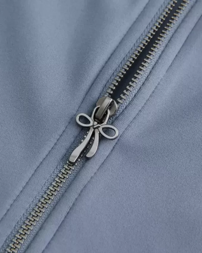 Gilly Hicks Active Recharge Side-Tie Zip-Up Jacket