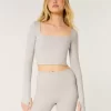 Gilly Hicks Active Recharge Square-Neck Top Gilly Hicks Active Recharge Square-Neck Top