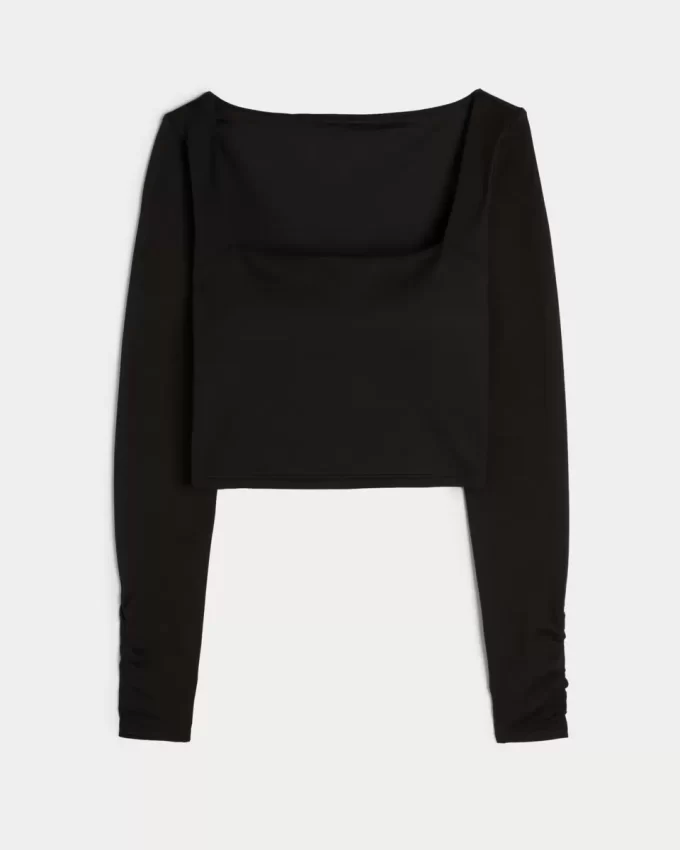 Gilly Hicks Active Recharge Square-Neck Top Gilly Hicks Active Recharge Square-Neck Top
