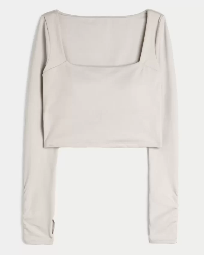 Gilly Hicks Active Recharge Square-Neck Top Gilly Hicks Active Recharge Square-Neck Top