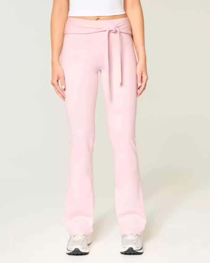 Gilly Hicks Active Recharge Tie-Waist Boot Leggings