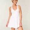 Gilly Hicks Active Recharge Wrap Halter Dress