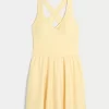 Gilly Hicks Active Recharge Wrap Halter Dress