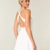 Gilly Hicks Active Recharge Wrap Halter Dress