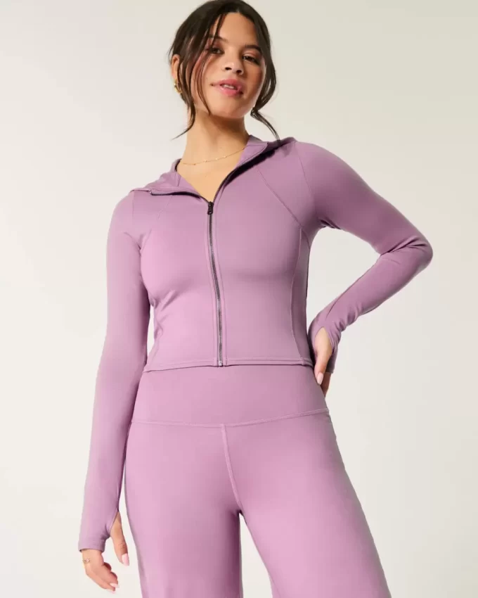Gilly Hicks Active Recharge Zip-Up Hoodie Gilly Hicks Active Recharge Zip-Up Hoodie