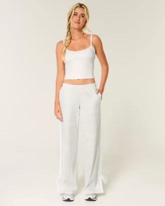 Gilly Hicks Active Side Bow Baggy Pants