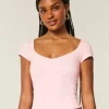 Gilly Hicks Active Tie-Back Ballet Top