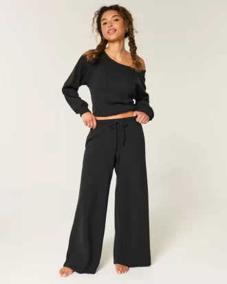 Gilly Hicks Baggy Cozy Waffle Pants