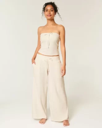 Gilly Hicks Baggy Cozy Waffle Pants