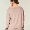 Gilly Hicks Cozy Off-the-Shoulder Bow Sweater