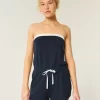 Gilly Hicks Cozy Strapless Waffle Onesie