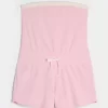 Gilly Hicks Cozy Strapless Waffle Onesie