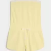 Gilly Hicks Cozy Strapless Waffle Onesie