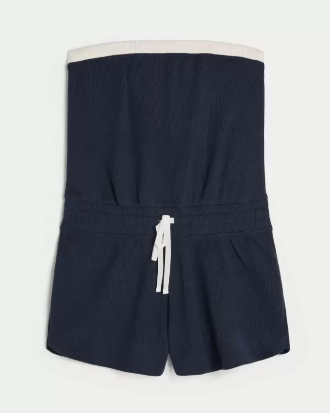 Gilly Hicks Cozy Strapless Waffle Onesie