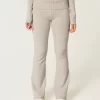 Gilly Hicks Cozy Sweater-Knit Foldover Waist Boot Pants