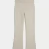 Gilly Hicks Cozy Sweater-Knit Foldover Waist Boot Pants