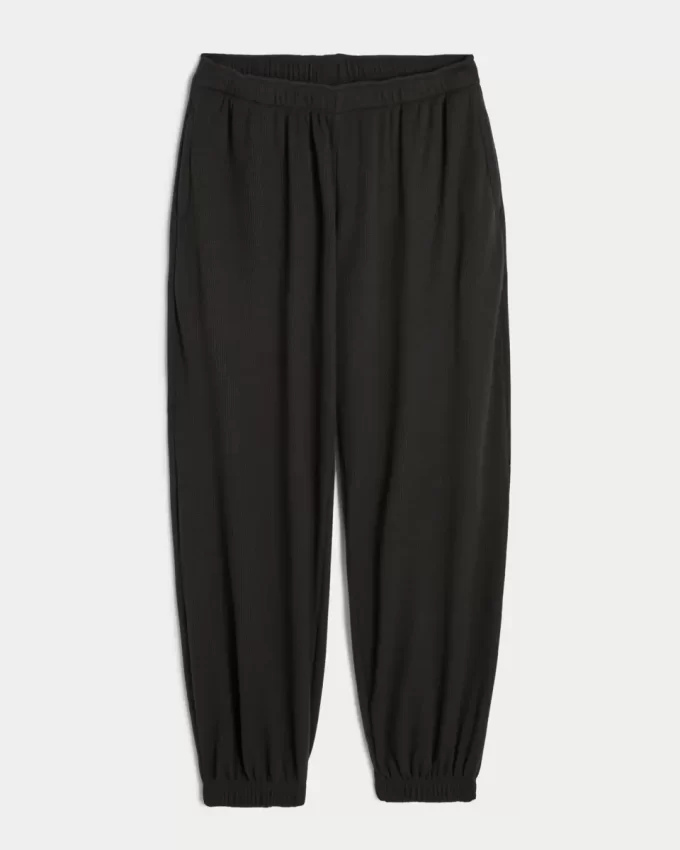 Gilly Hicks Cozy Waffle Baggy Joggers
