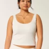 Gilly Hicks Cozy Waffle Lace Trim Tank Gilly Hicks Cozy Waffle Lace Trim Tank