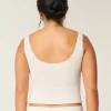 Gilly Hicks Cozy Waffle Lace Trim Tank Gilly Hicks Cozy Waffle Lace Trim Tank
