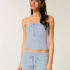 Gilly Hicks Cozy Waffle Mini Shorts