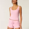 Gilly Hicks Cozy Waffle Mini Shorts
