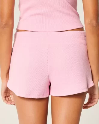 Gilly Hicks Cozy Waffle Mini Shorts