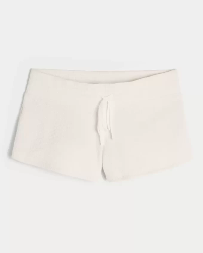 Gilly Hicks Cozy Waffle Mini Shorts